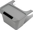 Grey TPE Rear Center Console Storage Box for Tesla 20-24 Model Y