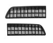 Black ABS Air Conditioning Inlet Vent Protective Covers for Tesla 21-24 Model Y