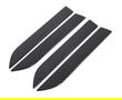 Carbon Fiber Pattern Door Handle Protector Decals for Tesla Model X