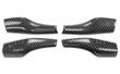 Glossy Carbon Gear Shift Wiper Lever Covers for Tesla 17-23 Model 3/Y