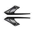 Glossy Carbon Side Camera Aero Trim Covers Shades for Tesla 20-23.6 Model Y