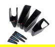 Black ABS Door Handle Storage Box for Tesla 20-24 Model Y