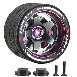 Alloy 5 Spoke Steering Wheel for Sanwa, Futaba 7PX, NB4 & X9