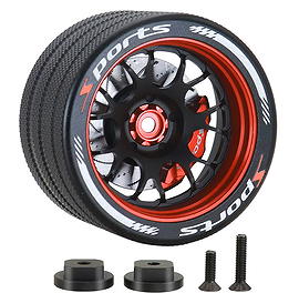 Alloy 14 Spoke Steering Wheel for Sanwa, Futaba 7PX, NB4 & X9