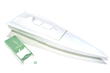 610mm Fiberglass Mono Batboat RC Boat Hull