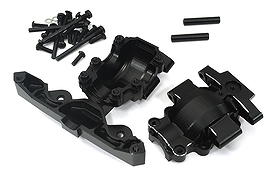 7075 Alloy Front Upper & Lower Bulkhead for Traxxas Mini Maxx - Black 10728