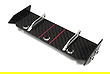 Carbon Fiber Rear Aero Wing Kit for Traxxas 1/10 Rustler 2WD 3721