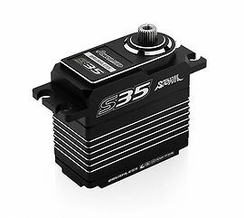 Power HD S35 Brushless HV Titanium & Steel Gear Digital Servo 0.075s/30.0kg/7.4V