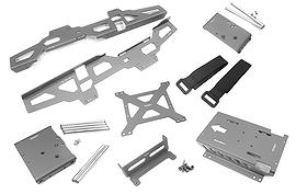 6X6 Alloy Chassis Conversion Kit for Tamiya Super Clod Buster