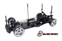 3RACING Sakura D4 Sport Black 1/10 Drift Car Kit (AWD) (missing upper bumper)