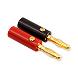 Muchmore Racing Banana Gold Connectors (Red & Black Set)