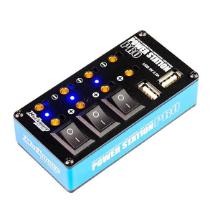 Muchmore Racing Power Station Pro Multi Distributor Blue (w/ USB Charging Port)