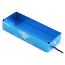 Muchmore Racing Battery Warming -Tray 2 (for Li-Po, LiFe, NiMH Battery) Blue