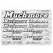 Muchmore Racing Muchmore Racing Color Decal White