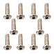 Stainless Steel Round Head Screws 3x12mm (10pcs) for RC Cars