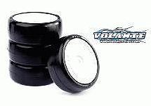 Volante 1/10 TC V5 28R-CP Indoor Carpet Tire Complete Set 4pcs