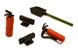 Realistic 1/10 Scale Fire Extinguishers & Shovel Set for Off-Road