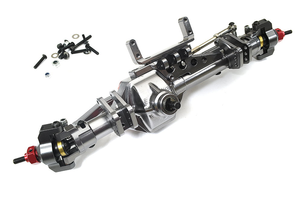 Billet Machined Complete Front Axle Assembly for Axial 1/10 RR10