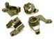 CNC Machined Alloy Steering Blocks & Caster Blocks for Axial 1/10 SCX-10