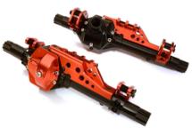 CNC Alloy Front & Rear Axle Housing Outer Cases for Axial 1/10 RR10 Bomber 4WD