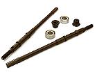 Rear Steel Drive Shafts Set w/ Outer Bearings for Axial 1/10 SCX10 II