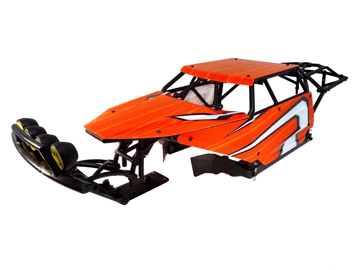 Plastic Molded Roll Cage Body Set w/ Accessories for HPI 1/5 Baja