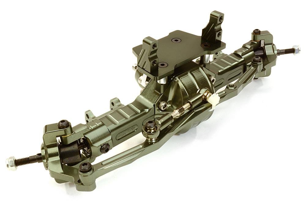 Integy CNC Complete Alloy Front Axle for Axial Scx-10 Crawler for sale online 