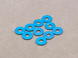 3x7.8x0.75mm Aluminium Shim (Light Blue 10 Pcs)