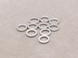 5mm x 1mm Aluminum Bore Washer (Silver 10 Pcs)