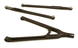CNC Machined Aluminum Front Lower Chassis Linkages+Upper Y-Arm for Axial SCX-10