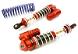 CNC Machined 105mm Piggyback Shock (2) w/ Dual Stage Spring for 1/10 Off-Road