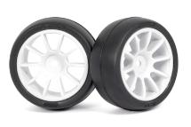 1/10 M-Chassis 60mm Preglued Tires SC-36M