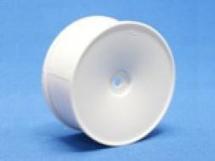 RIDE White 24mm Dish Wheels (4) for 1/10 Touring Car