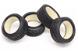 RIDE 26mm Radial Tires (4) w/ Sponge Inserts for 1/10 Touring Car