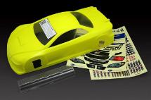 RIDE Subaru Impreza WRX STI 4 Door Touring Car Body (Yellow) (Light Weight)