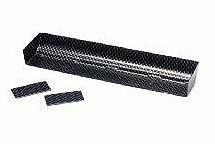 RIDE High Downforce Carbon Pattern Wing Pre-cut for 1/10 Touring Car IFMAR sized