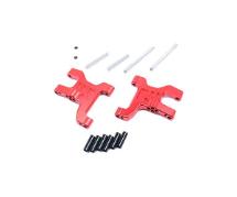 Square R/C Aluminum Front Suspension Arms (for Tamiya CC-01) Red