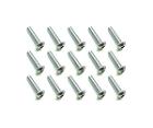 Square R/C M3 x 10mm Stainless Steel Button Head Hex Screws (15 pcs.)
