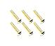 Square R/C M3 x 12mm Stainless Steel Button Head Hex Screws, Gold Plated 6 pcs.