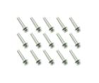 Square R/C M3 x 14mm Stainless Steel Button Head Hex Screws (15 pcs.)