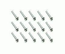 Square R/C M3 x 15mm Stainless Steel Button Head Hex Screws (15 pcs.)
