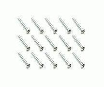 Square R/C M3 x 18mm Stainless Steel Button Head Hex Screws (15 pcs.)