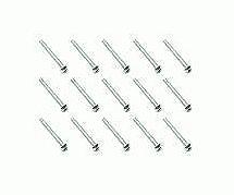 Square R/C M3 x 22mm Stainless Steel Button Head Hex Screws (15 pcs.)