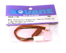 Square R/C BEC Connectors (for Tamiya Light Unit)
