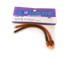 Square R/C T-Type 2P Connectors - (Male) 14-Ga Wire (100mm length)