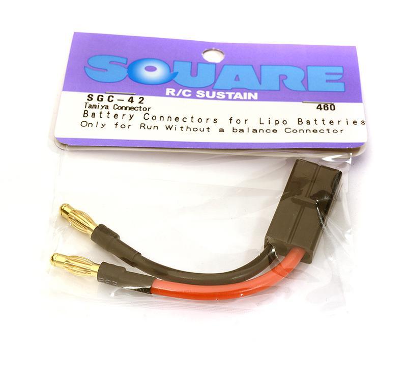 Square R/C Battery Connectors for LiPo Batteries (Tamiya JST-XH-type) for  R/C or RC - Team Integy