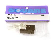 Square R/C BEC Connectors (2x Pairs)