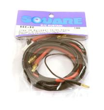 Square R/C LiPo 2S European Charge Cable, Small (600mm)
