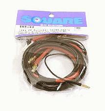 Square R/C LiPo 2S European Charge Cable, Small (600mm)