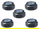 Square R/C 2mm Aluminum Lock Nuts (Black) 5 pcs.